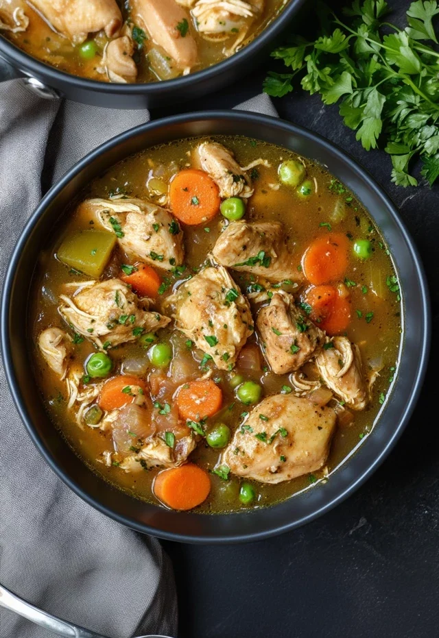 Slow Cooker Chicken Stew: Easy Comfort in a Bowl