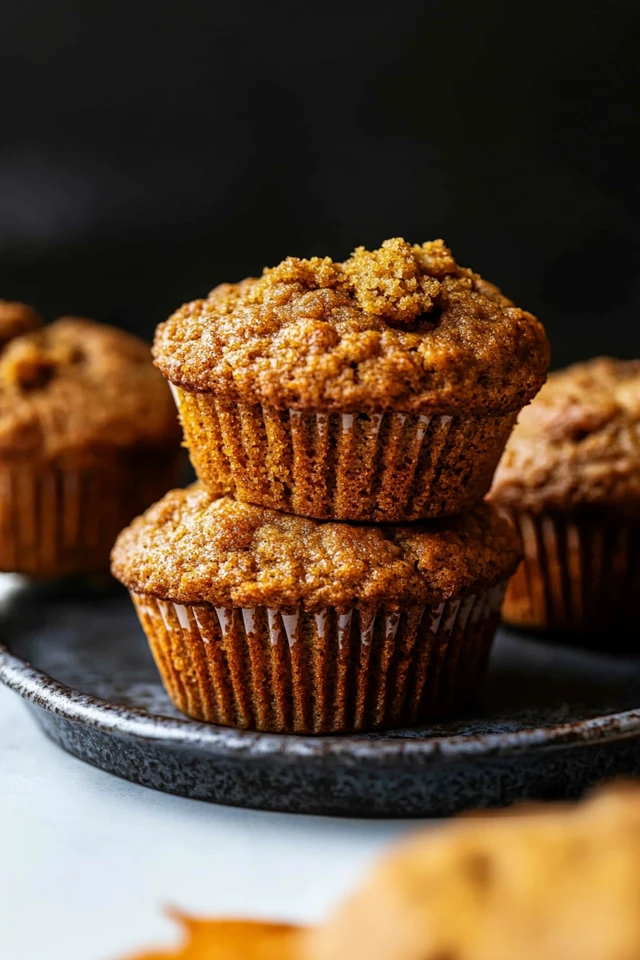 Pumpkin Muffins with a Hint of Spice