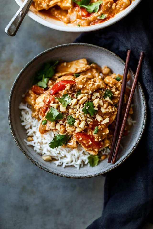 Savory Slow-Cooked Peanut Stir-Fry Delights