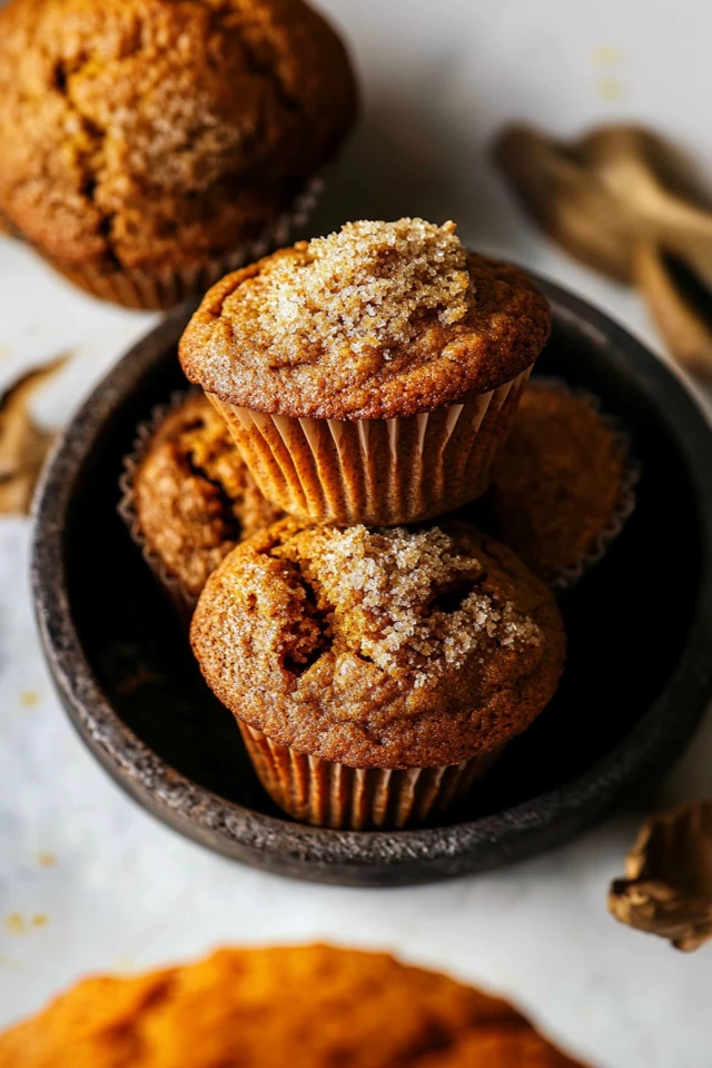 Pumpkin Muffins with a Hint of Spice