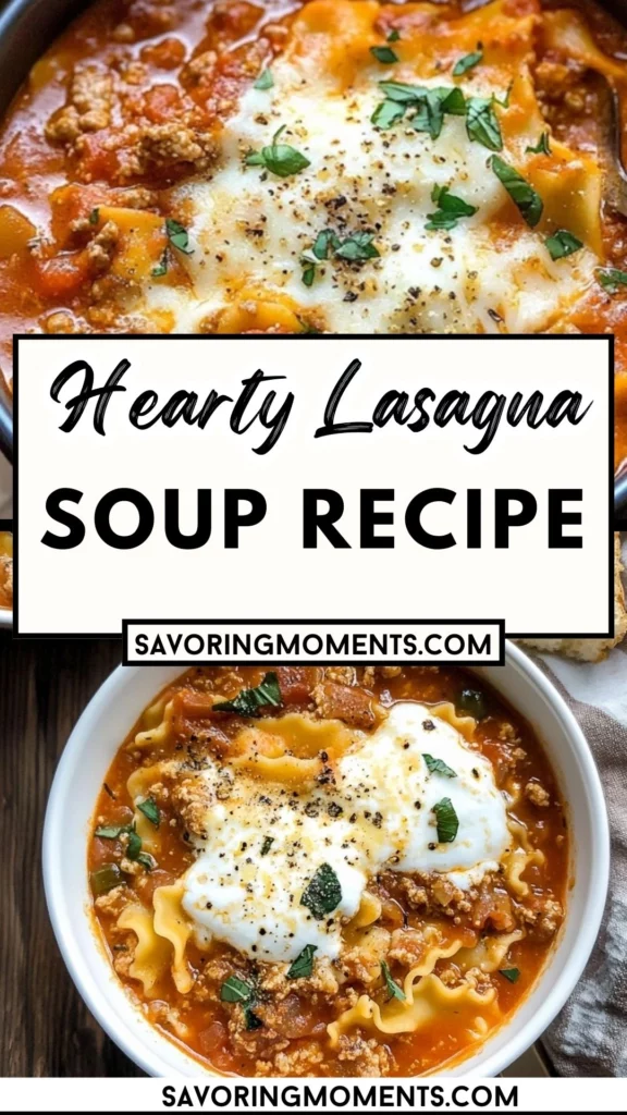 Easy One-Pot Lasagna Soup for Comfort Food Lovers