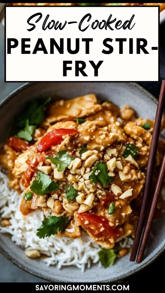 Savory Slow-Cooked Peanut Stir-Fry Delights