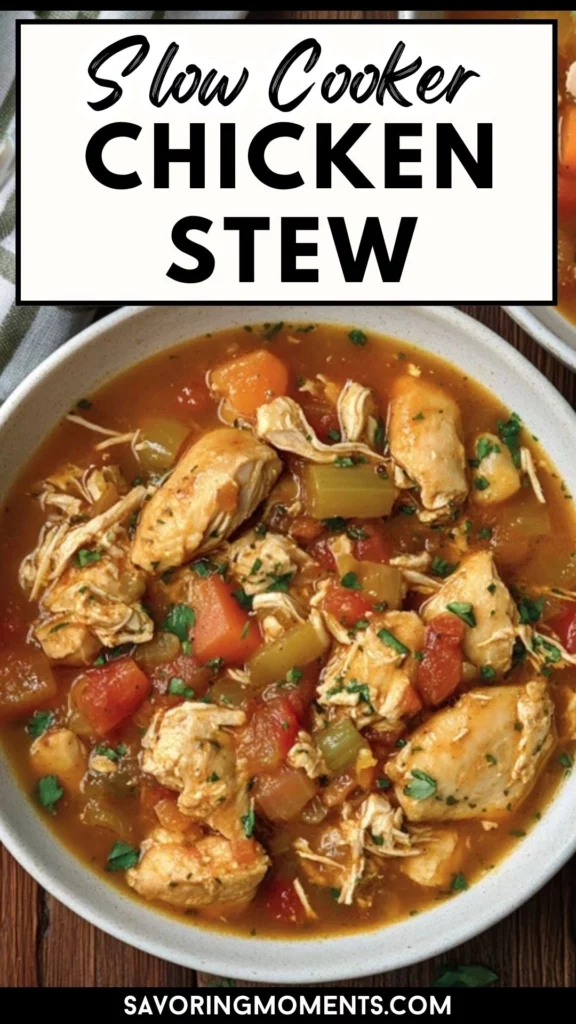 Slow Cooker Chicken Stew: Easy Comfort in a Bowl