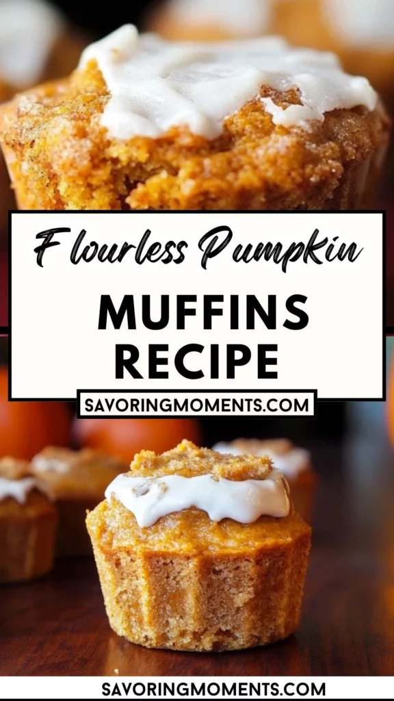Moist and Fluffy Flourless Pumpkin Muffins