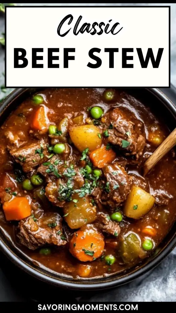 Classic Beef Stew: Hearty, Rich, and Comforting