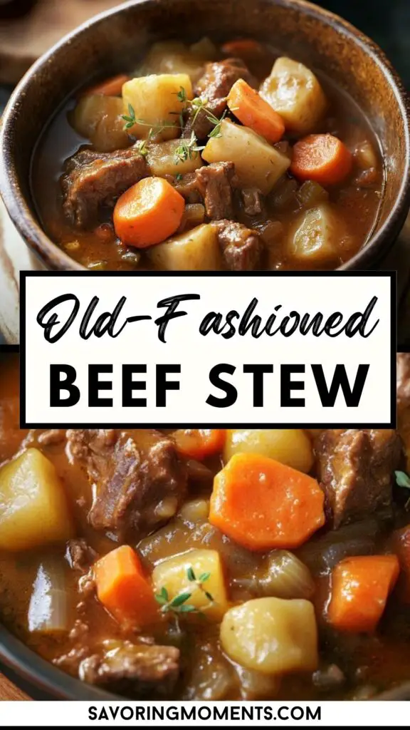 Old-Fashioned Beef Stew – A Hearty Classic