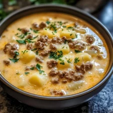 Cheesy Hamburger Potato Soup: The Ultimate Comfort Food-image