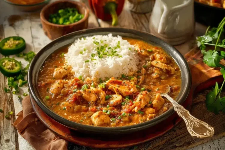 Chicken Étouffée - Savoring Moments