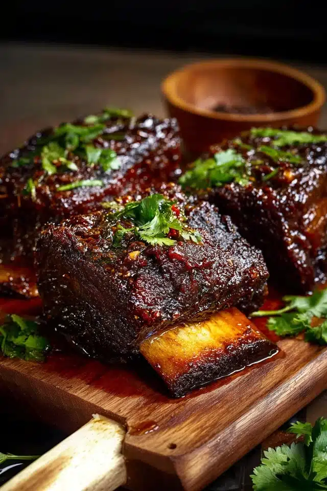 Caramelized Slow Roast Asian Beef Short Ribs - Savoring Moments