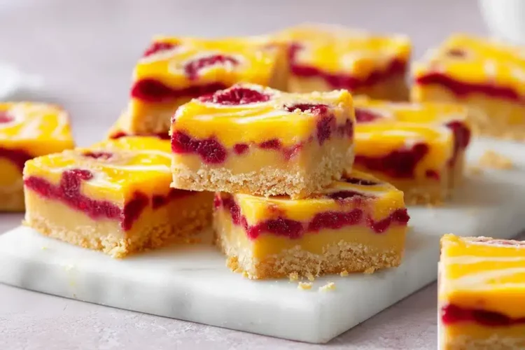 Raspberry Mango Bars - Savoring Moments