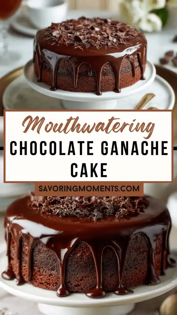 Ultimate Chocolate Ganache Cake - Savoring Moments