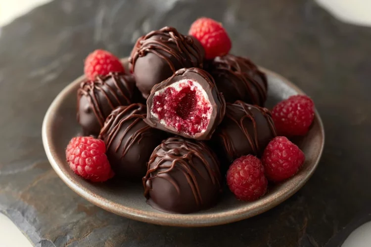 Chocolate Covered Raspberries - Savoring Moments