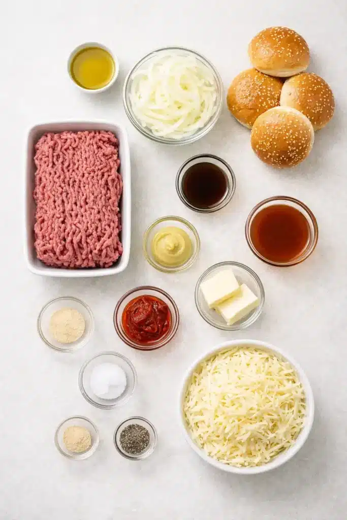 French Onion Beef Sloppy Joes - Savoring Moments