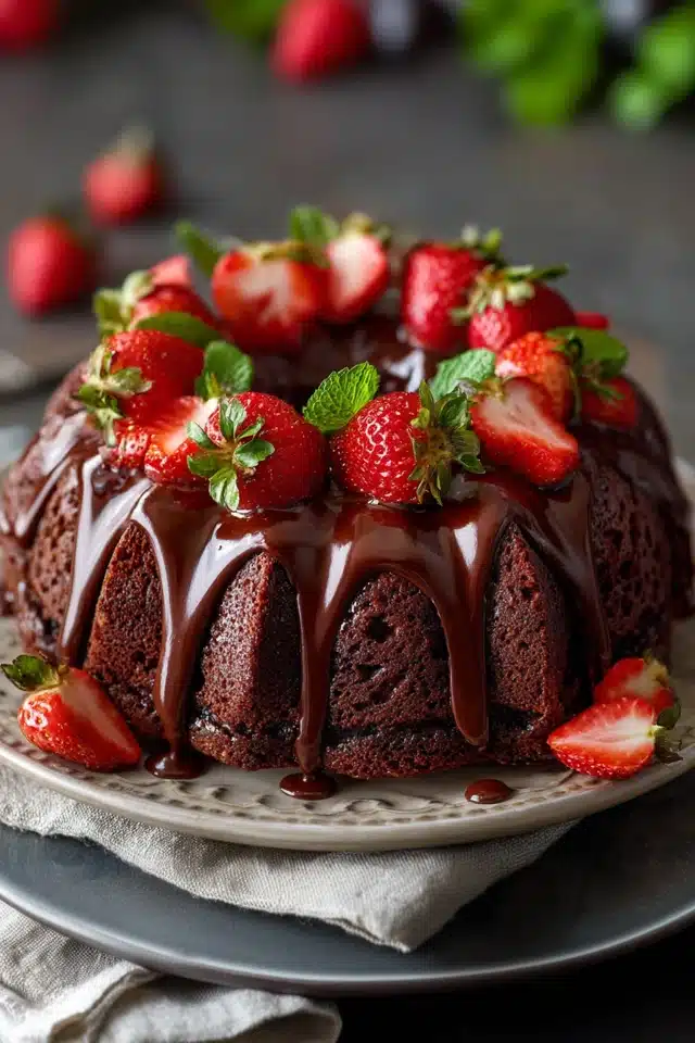 Indulgent Strawberry Chocolate Shell Cake: A Showstopping Dessert for ...