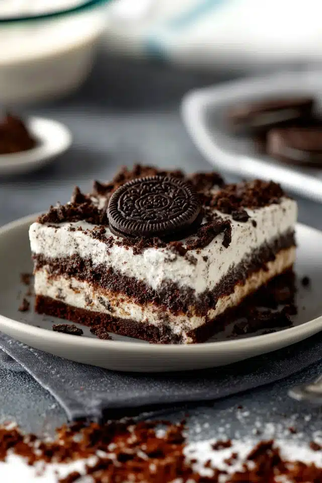 Heavenly Oreo Dessert - Savoring Moments