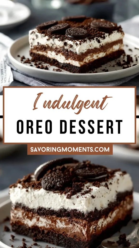 Heavenly Oreo Dessert - Savoring Moments