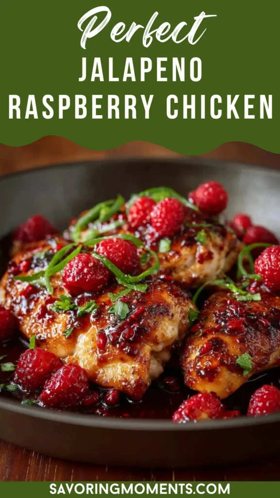 Marinated Raspberry Chicken Recipe Jalapeno Raspberry Chicken: A Sweet and Spicy Family Favorite ...